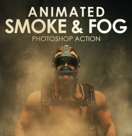 animated smoke & fog photoshop action free download