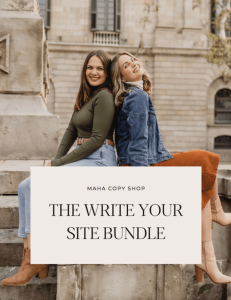 Madison and Haley – The Write Your Site Bundle