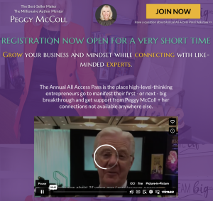 Peggy McColl – Skipping Levels All Access Pass