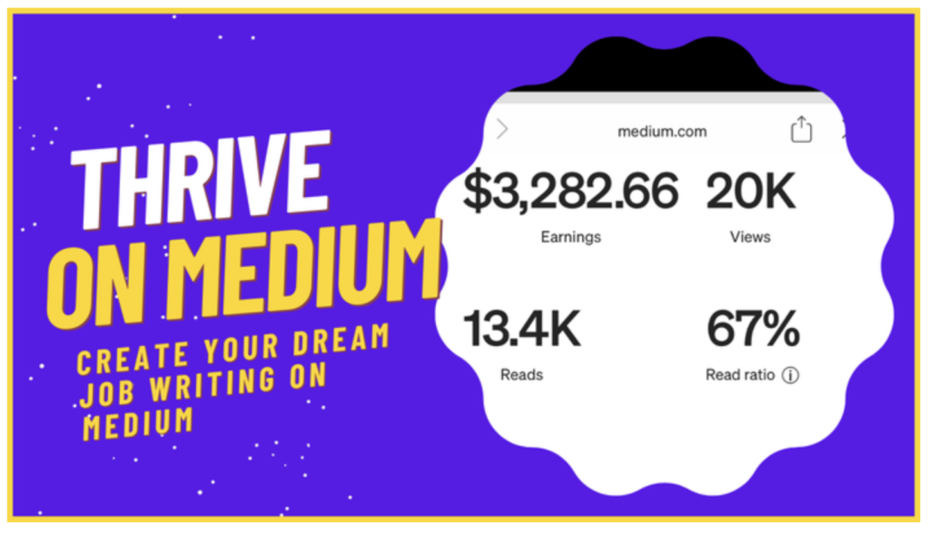 Thrive on Medium – How to Create Your Dream Job Writing on Medium